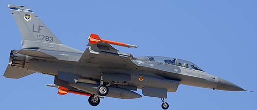 General Dynamics F-16D Block 42H Fighting Falcon 90-0783 of the 309th Fighter Squadron Wild Ducks